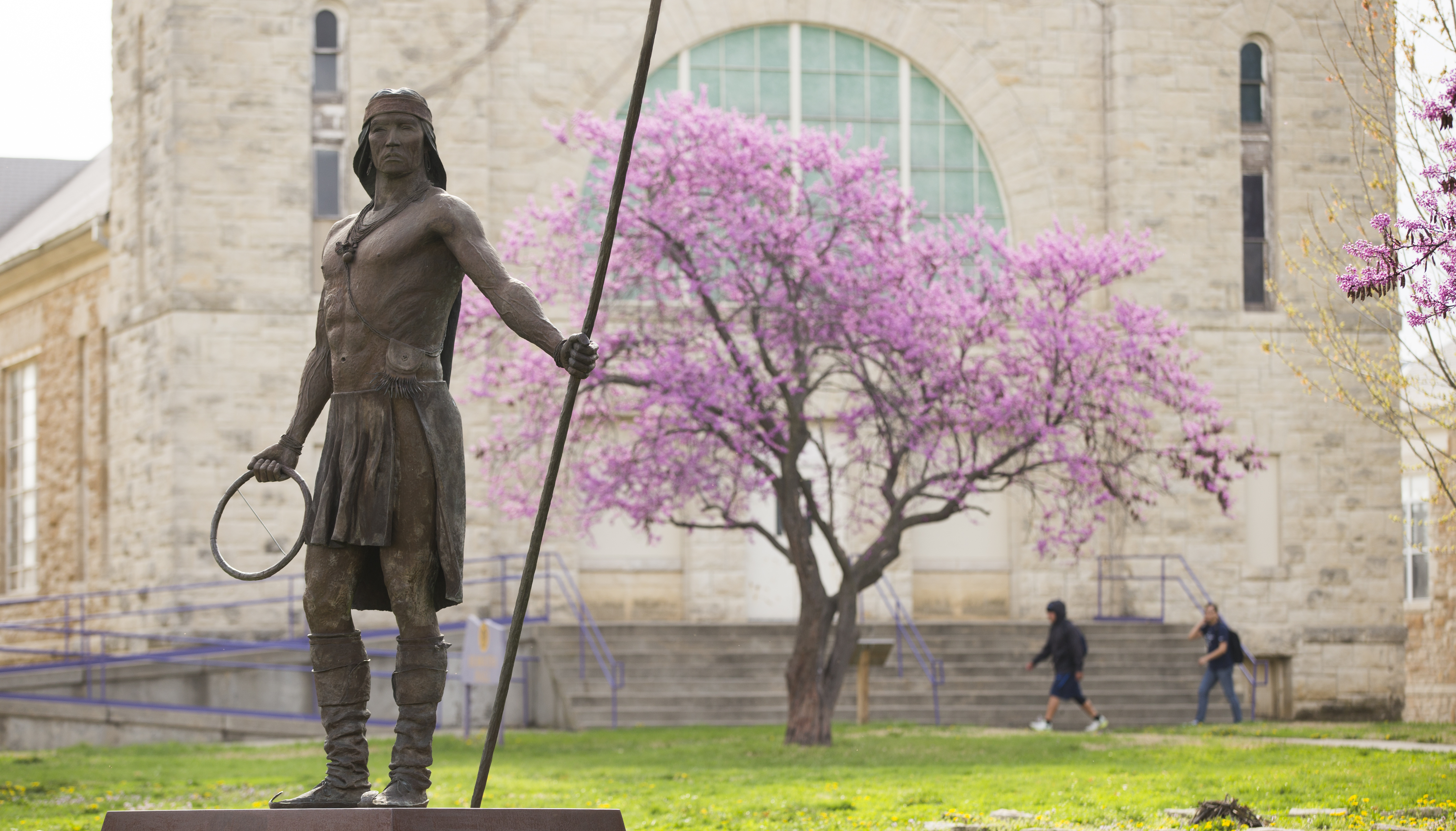 The campus of Haskell Indian Nations University is pictured in April 2015.